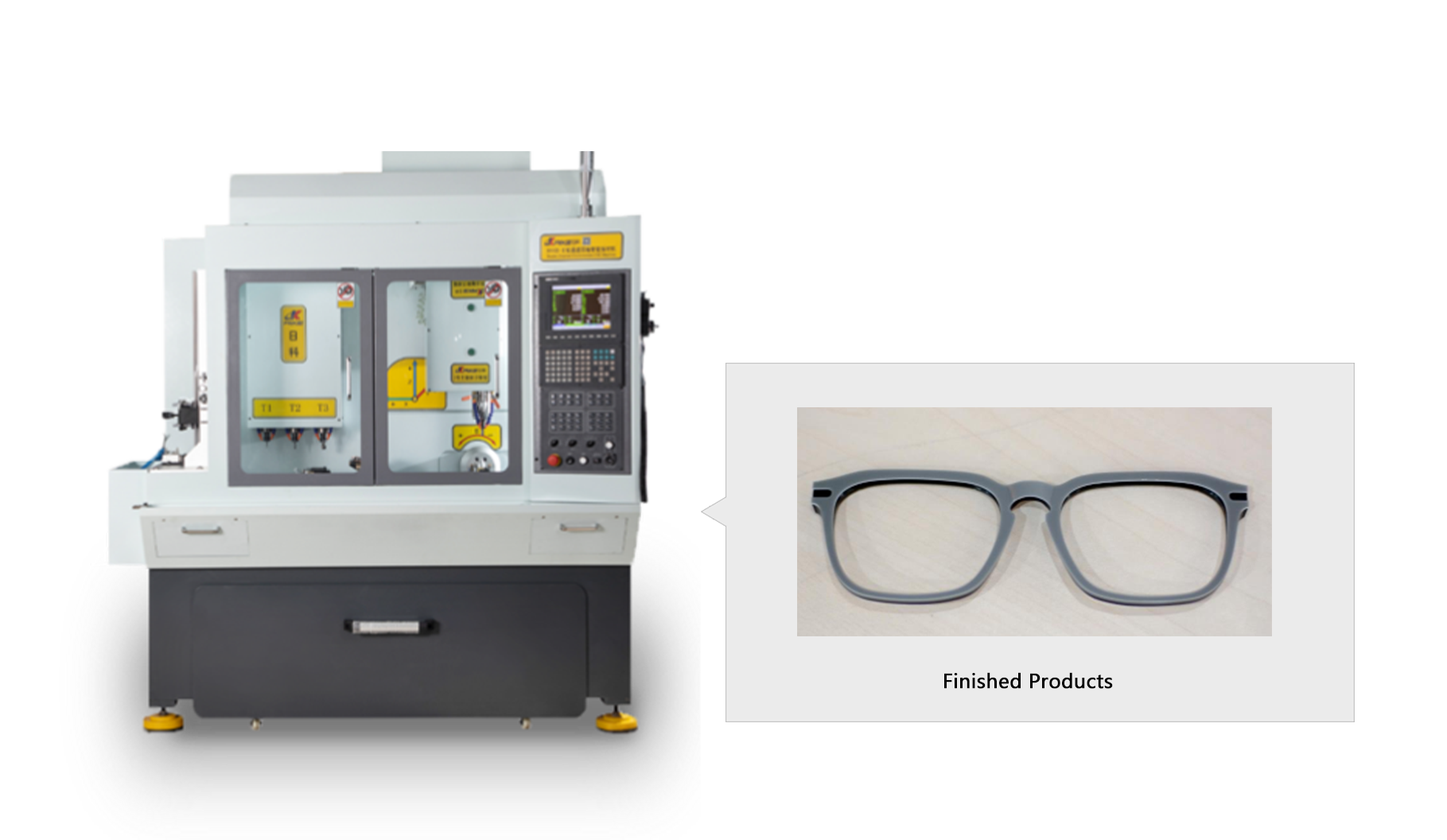 Double Channel 4-Axis/5-Axis Acetate CNC Machine